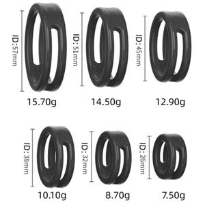 Silikon Doppel Penis Ring 3 mal Dick Locking Sexspielzeug für Männer Weiche Penis ringe mit Verzögerung szeit Feature - Product Image 2