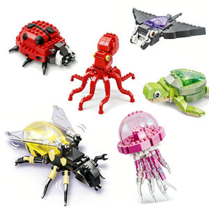 Jouets éducatifs en blocs d'animaux EPT, blocs en plastique, briques de construction pour enfants - Product Image 1