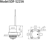 Bobine d'électrovanne à induction infrarouge Goldenland 6V DC, robinets de capteur d'eau de chasse directement du fabricant SDF-S223A