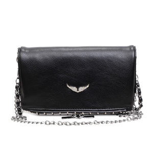 Borsa a <span class=keywords><strong>tracolla</strong></span> da <span class=keywords><strong>donna</strong></span> in PU con doppia catena e chiusura a cerniera, piccola, per la primavera 2026 - Product Image 5