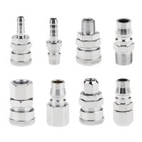 5PC PM20 Steel Quick Coupler |   Konektor BSP/NPT 1/4 inci |   Sambungan Selang Kompresor Udara |   Dapat Disesuaikan oleh OEM |   Garansi 3 Tahun |