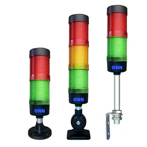 ONN-M4-50 CE Approved Tri-color Led Signal Tower Light RYGBW 24V/220V Stack Light Tower Light