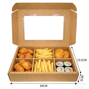 Boîte à lunch écologique et portable pour barbecue, créations de bento pour pique-niques à la plage, grillades en plein air, yaki grill - Product Image 3