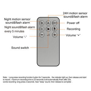 Corpo Humano <span class=keywords><strong>Sensor</strong></span> Laser Audível e Visual Alarme Sensores De Movimiento Con Alarma Segurança Sirene Pássaro Javali Repelente - Product Image 5