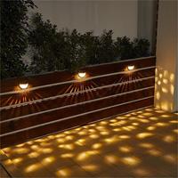 IP65 jardin point culminant extérieur étanche moderne capteur de mouvement Unique grand Angle conception lampe jardin pilier LED applique murale solaire