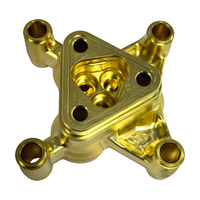 Tête de cylindre en laiton sur mesure OEM pour pompe de nettoyeur haute pression, pièces en laiton usinées CNC