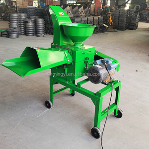 Máquina de procesamiento de cortador de césped de alto rendimiento, amoladora de granos y máquina trituradora de corte de amasado para picadora de tallos de hierba - Product Image 5