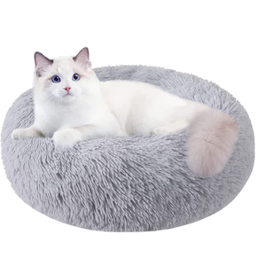 Offre Spéciale : Lit rond pour animaux de compagnie en fausse fourrure Fluppy, pour chien, en stock, livraison directe d'usine, dropshipping - Product Image 1