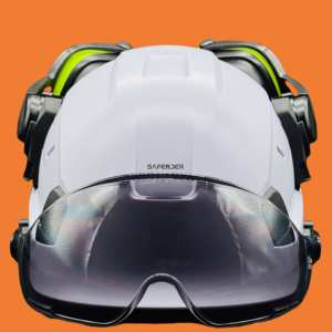 이중 바이저 귀마개가있는 하이 퀄리티 건설 안전 헬멧 산업용 하드 모자 - Product Image 6