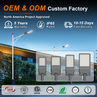 Lampe extérieure en aluminium étanche IP65, certifiée CE ROHS, fabrication OEM ODM, pour parking commercial et éclairage de rue