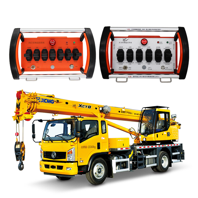 Leading Factory 6 Movements Crane Truck Radio Remote Control Set with Long Control Distant