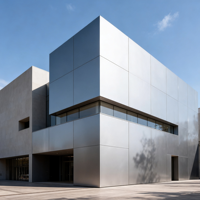 Échantillon Gratuit - Panneau Nid d'Abeille en Aluminium sur Mesure - Revêtement de Façade en Aluminium pour Systèmes de Mur Rideau - Revêtement PVDF