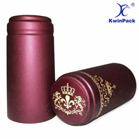 Capsule thermoscellante en PVC prête à l'emploi pour bouteilles de vin, 30x60mm, film rétractable jetable pour utilisation en vignoble et en cave