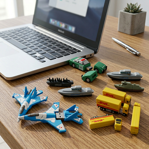Clé USB en PVC en forme de dessin animé 3D personnalisée pour voiture, 4 Go, 8 Go, 16 Go, 32 Go, clé USB haute vitesse pour enfants, cadeau, promotion de marque - Product Image 3