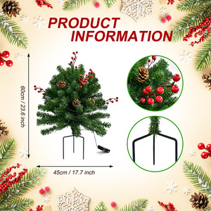 Luces LED para Ramas de Árbol de Navidad, Decoración Cónica para Árbol de Navidad, Suministros de Decoración para el Hogar y el Jardín - Product Image 2