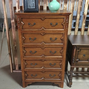 <span class=keywords><strong>Commode</strong></span> <span class=keywords><strong>de</strong></span> chambre à coucher, en <span class=keywords><strong>noyer</strong></span>, marron, rétro, 5 tiroirs, <span class=keywords><strong>commode</strong></span> <span class=keywords><strong>de</strong></span> luxe - Product Image 2