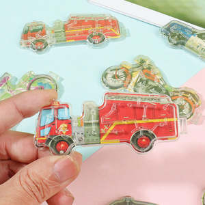 Juguete laberinto de bolas de equilibrio con temática de coches, diseño de vehículos de transporte para niños de 2 a 4 años, plástico, unisex, talla única - Product Image 4