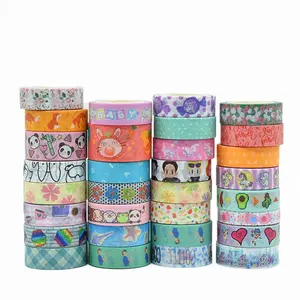 New Products Item Kawaii Custom Printed Washi Tape School Office Stationery Products