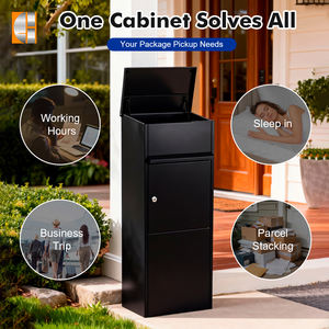 Индивидуальная наружная свободно стоящая большая емкость для доставки посылок почтовый ящик с установленным ключом Противоугонный дизайн почтовый ящик для использования в квартире - Product Image 2