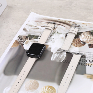 Para <span class=keywords><strong>Casio</strong></span> 16mm correas de reloj hombres mujeres correa de reloj de cuero genuino 49mm 46mm 44mm 40mm 38 mm para Apple Iwatch Series 10 <span class=keywords><strong>9</strong></span> 8 7 6 - Product Image 2