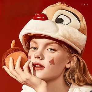 Natale tatuaggi temporanei Cross Border Cartoon Panda volpe adesivi viso festa trucco viso pittura - Product Image 4