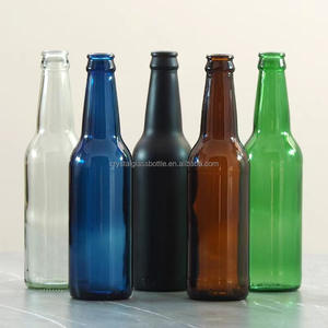 Botella de <span class=keywords><strong>Cerveza</strong></span> de Vidrio Vacía Reciclable de 330 ml/500 ml con Tapa <span class=keywords><strong>Corona</strong></span> y Serigrafía, Embalaje Personalizado - Product Image 4