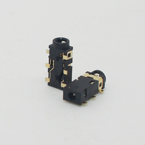 Convertisseur de <span class=keywords><strong>prise</strong></span> casque 6 broches SMT/SMD PJ-242 en acier inoxydable plaqué or, câble audio 3,5 mm, microphone <span class=keywords><strong>optique</strong></span> - Product Image 2