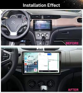<span class=keywords><strong>2</strong></span> Din 10 ''Écran tactile GPS Navigation Qcta Core Android 4 + 64G <span class=keywords><strong>2</strong></span> + 32G Carplay Radio 4G WIFI DSP pour CITROEN C4L C-QUATRE 2019 - Product Image 3