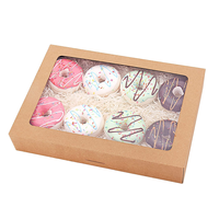 Papier carton cuisson Stockage imprimé personnalisé Emballage individuel Boîte macaron dessert beignet