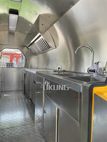 Camion de nourriture mobile de rue de UKUNG, chariot de camping de voyage, remorque de camping-car, van, vélo, remorque de nourriture, vente d'europe, remorque de nourriture mobile