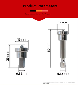 مجموعة لقم سبايكلر فولاذية <span class=keywords><strong>S2</strong></span> من Tooljoy، 10 قطع، للبيع بالجملة للاستخدام في البناء والصيانة - Product Image 4