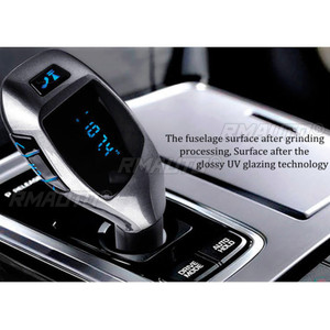 Transmisor FM Bluetooth V3.0 + EDR de Carga Rápida, Compatible con Tarjeta TF, Cargador Rápido, Compatible con la Función A2DP de Móviles - Product Image 3