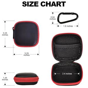 Personalized Cool Gadget Data Cable <b>Storage</b> <b>Box</b> Shockproof Earphone Cases Promotional Custom Eva case Zipper Bag with logo - Product Image 4