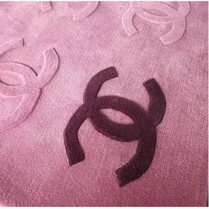 Hot sale pink color cut pile carpet with logo area rug luxury carpet for living room from DX carpet manufacturer China