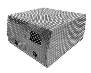 Ute, UTV, kamyon, römork için köpek kutusu kafesi ile alüminyum tepsi ve kanopi/araç kutusu - Product Image 2