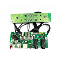 Carte d'amplification audio karaoké multifonction 9.0 pour haut-parleur sur chariot, carte mère d'amplificateur de puissance