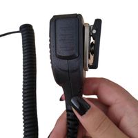 Microphone à distance en plastique PMMN4013A avec clip dorsal, audio bidirectionnel pour Mag One A8/A10/A12/CP1300/CP1200/CP1660/Filaire