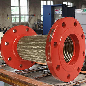 FM cấp giấy chứng nhận giá rẻ <span class=keywords><strong>SS</strong></span> sóng bện linh hoạt nối ống Ống mặt bích ống thổi linh hoạt Doanh giảm tiếng ồn - Product Image 5