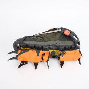 Ramponi da Ghiaccio ad Alta Efficienza a 12 Denti, Antiscivolo per Scarpe Invernali, Punte Antiscivolo per Neve, Tacchette per Trazione sulla Neve - Product Image 4