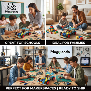 Kit de Robot Educativo STEM de Madera Ecológica para Niños, Coche RC para Proyectos Escolares - Product Image 6