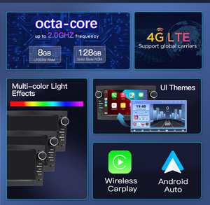 Android 14 2DIN xe stereo 8 + 128GB | Opel Vectra C/Zafira B/Corsa D/Astra H/Vivaro Meriva | 4G Carplay GPS DSP OBD2 - Product Image 4