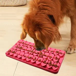 KOSTENLOSE MUSTER Neues Design Haustier bedarf Hundes pielzeug Tiernahrung Slow Bowl Feeder Sniffing Lick Mat Schnupftabak matte für Hunde und Katzen