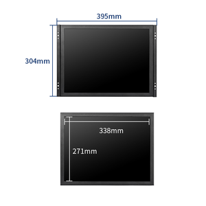 <span class=keywords><strong>17</strong></span> <span class=keywords><strong>pouces</strong></span> haute luminosité 1280*1024 cadre ouvert moniteur <span class=keywords><strong>tactile</strong></span> industriel lumière du soleil lisible 1000 nits pour écran LCD de bureau - Product Image 2