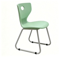 Chaises d'étudiant en plastique PP durable, chaises multi-usages pour collège, chaises empilables pour salle de classe, bureau, appartement, mobilier scolaire