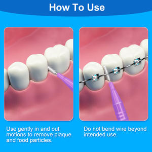 Brosses interdentaires multicolores emballées en gros, 35 pièces, brosses pour espaces interdentaires pour le commerce transfrontalier - Product Image 6