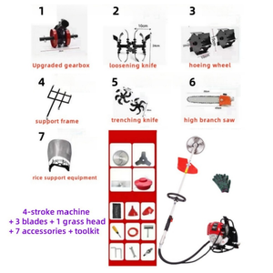 Tondeuse à gazon à essence à quatre temps conçue pour une <span class=keywords><strong>utilisation</strong></span> en usine de fabrication, machine à granulés d'aliments pour volailles, sécheuse à maïs mobile à gaz - Product Image 2