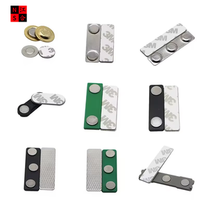 Hot Bán N35 Văn Phòng Nam Châm Huy Hiệu Chủ Neodymium Từ Thẻ Tên 3M Dính Hiếm Trái Đất Nam Châm Vĩnh Cửu Tên Tag Cắt - Product Image 1