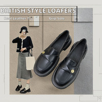 Sandales plates en cuir confortables Mary Jane pour filles, chaussures en cuir de créateur, vente en gros directe d'usine