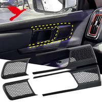 Accessoires intérieurs pour voiture BYD SHARK 6 2024-2026, cache de ventilation de la console centrale, style fibre de carbone