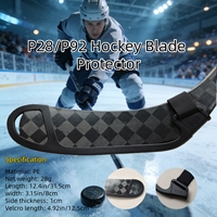 Protection de patte de crosse de hockey P28 P92 en PE, avec protection enveloppante pour l'arc de la lame